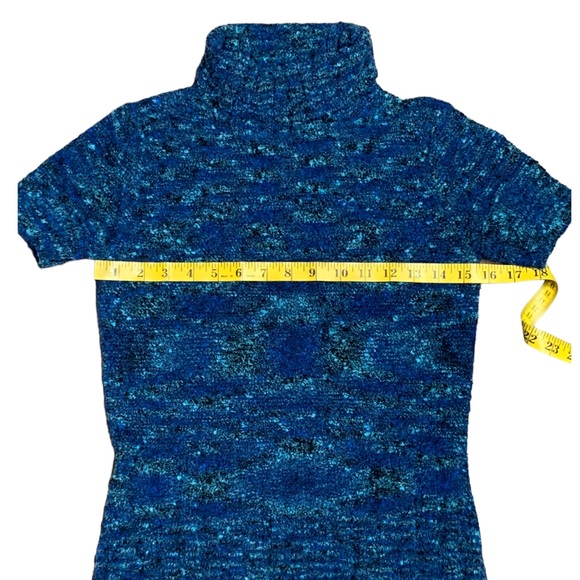 Oscar  by Oscar de la Renta, Short sleeve turtleneck sweater - Picture 8 of 9